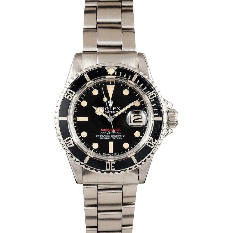 Rolex Submariner 1680 at Bob’s Watches – Save up to 50% on Rolex