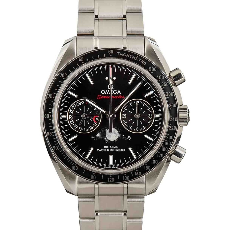Buy Used OMEGA Speedmaster Moonphase 304.30.44.52.01.001  – Sku: 156974