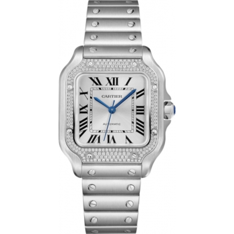 w4sa0005 Cartier Santos De Cartier Medium Midsize Watch