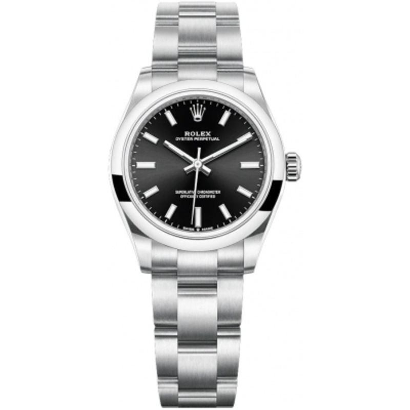 277200 Black Rolex Oyster Perpetual 31mm Ladies Watch