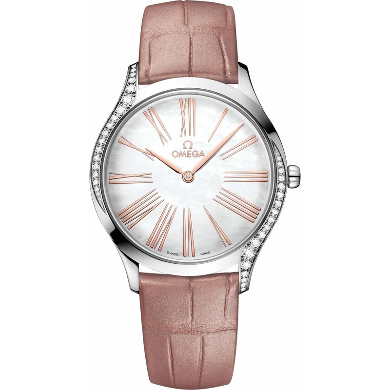 Omega 428.18.36.60.05.002 De Ville Tresor Steel Quartz 36mm