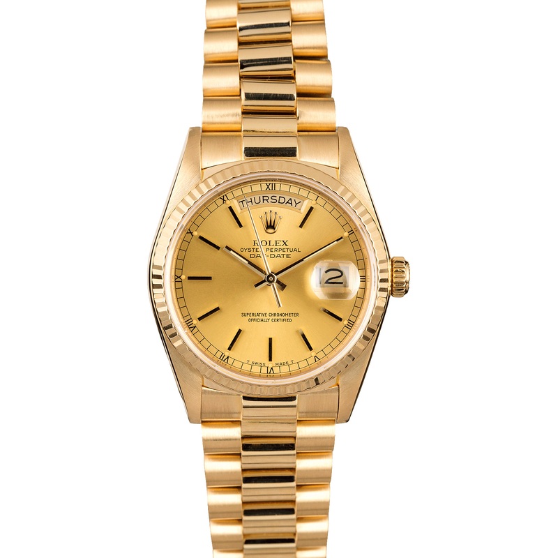 Rolex President 18038 Yellow Gold Day-Date