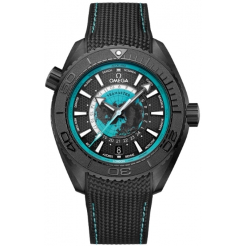 215.92.46.22.01.006   Omega Planet Ocean 600M GMT Worldtimer 45.5mm Mens Watch