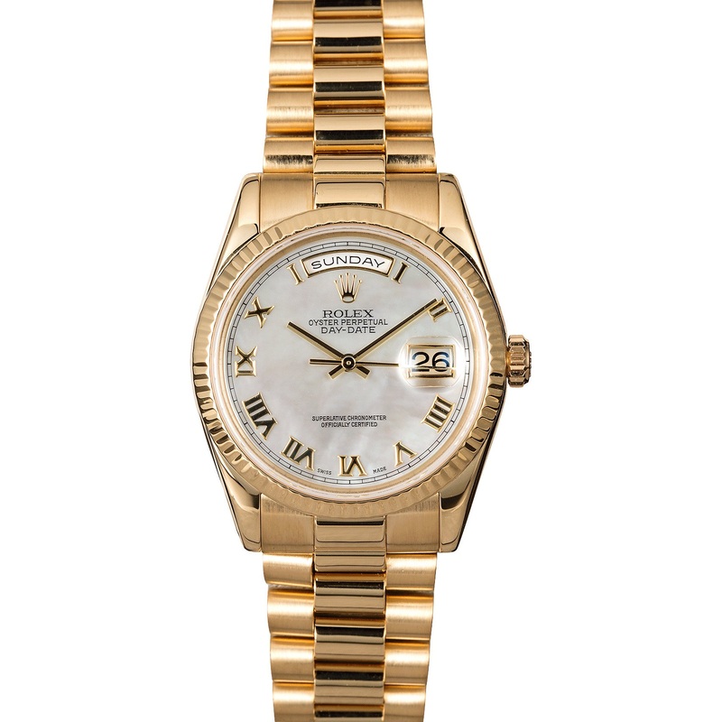Rolex President 118238 Mother Of Pearl