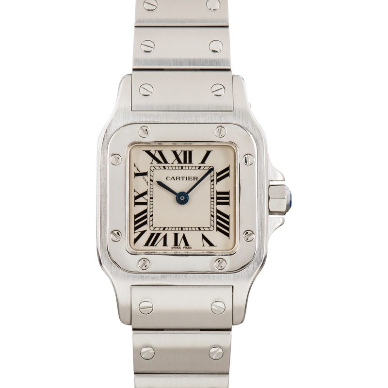 Buy Used Cartier Santos Galbee W20056D6  – Sku: 180236