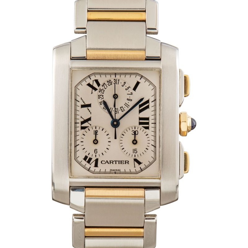 Buy Used Cartier Tank Francaise W51004Q4  – Sku: 172291
