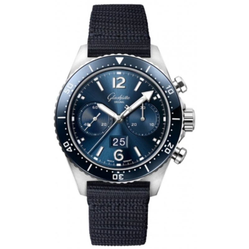 1-37-23-02-81-36   Glashutte Original SeaQ Chronograph 43.2mm Mens Watch