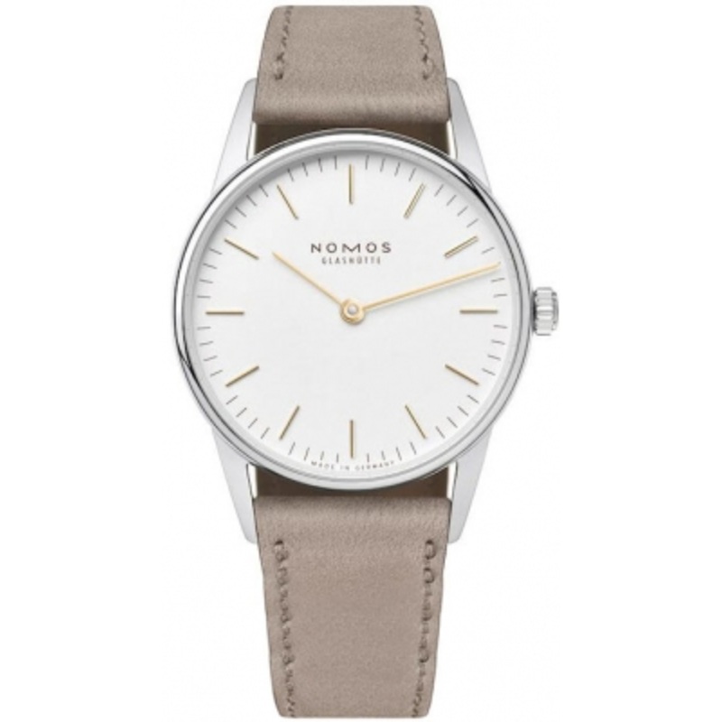 320 Sapphire Crystal Back Nomos Glashutte Orion 33 Duo 32.8mm Midsize Watch