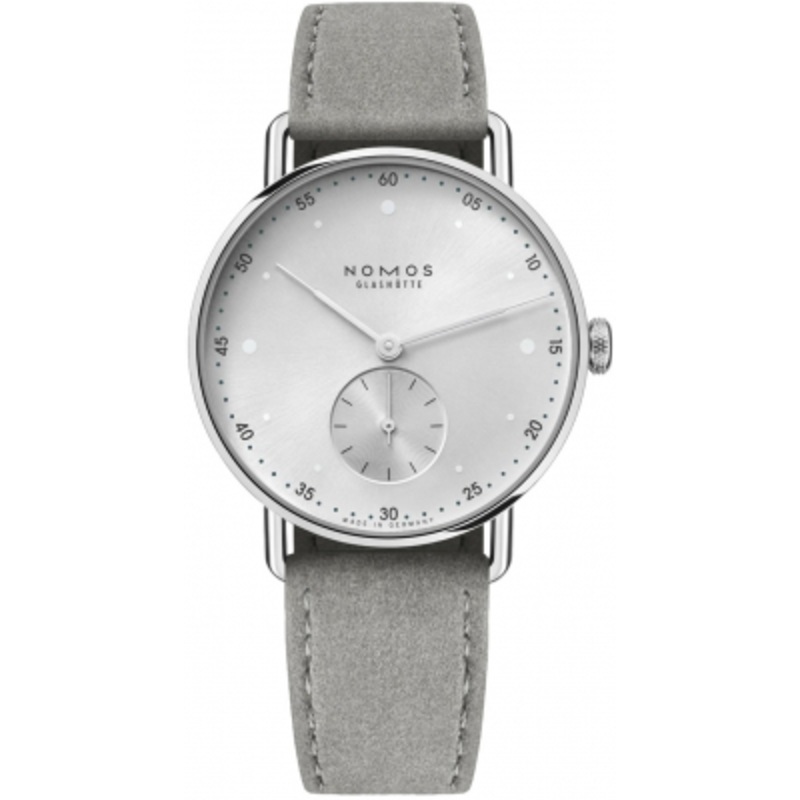 1122.SB All Silver Nomos Glashutte Metro 33 Ladies Watch