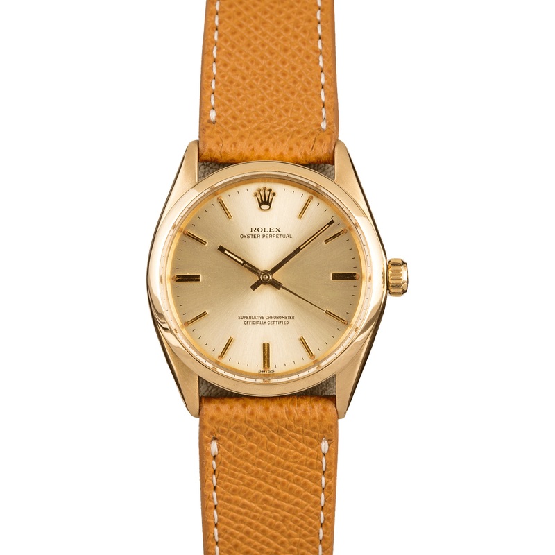 Rolex Oyster Perpetual 1002 Yellow Gold Case