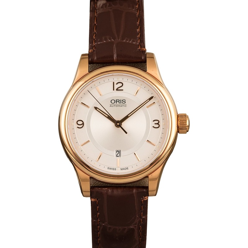 Buy Used Oris Classic Date 01 733 7594 4831-07 6 20 12  – Sku: 7594 4831