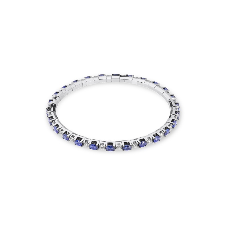 Classics Sapphire and Diamond Stretchy Bracelet – Bucherer Fine Jewellery
