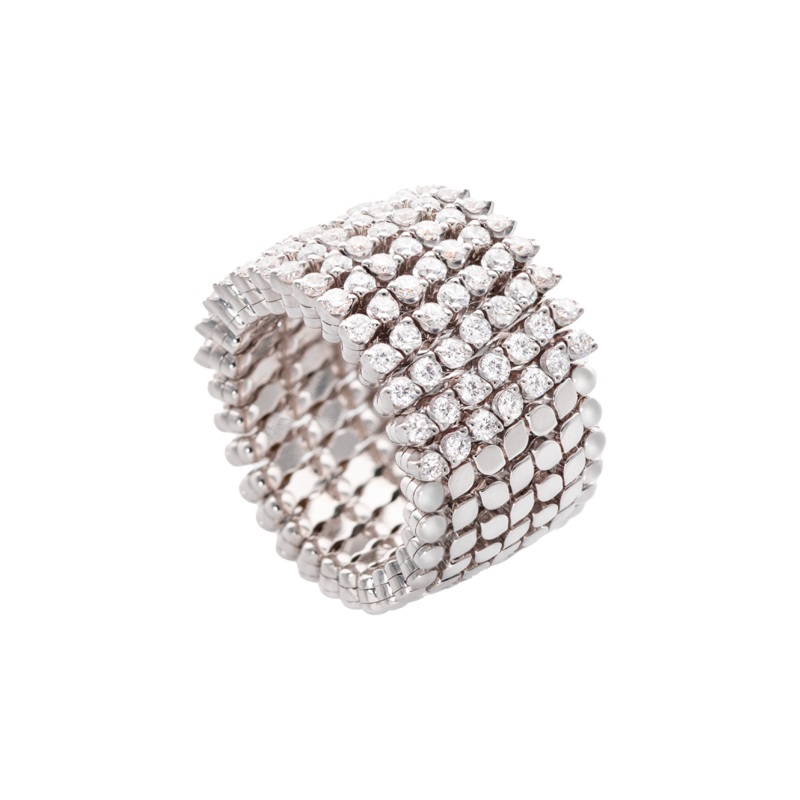 Serafino 7-row Ring Bracelet in White Gold – Serafino Consoli Jewelry