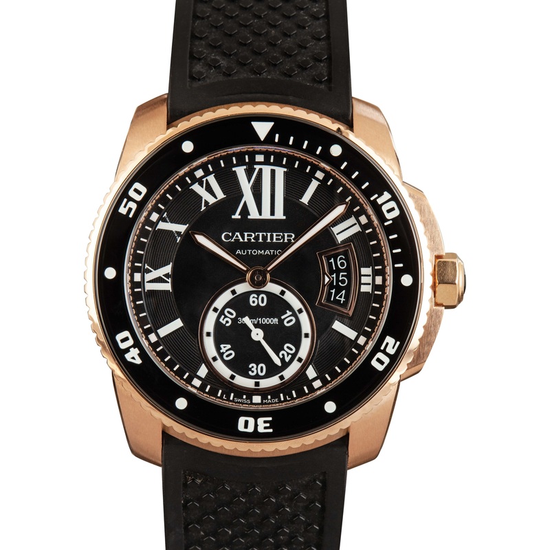 Buy Used Cartier CalibreDe Cartier W7100052  – Sku: 168163