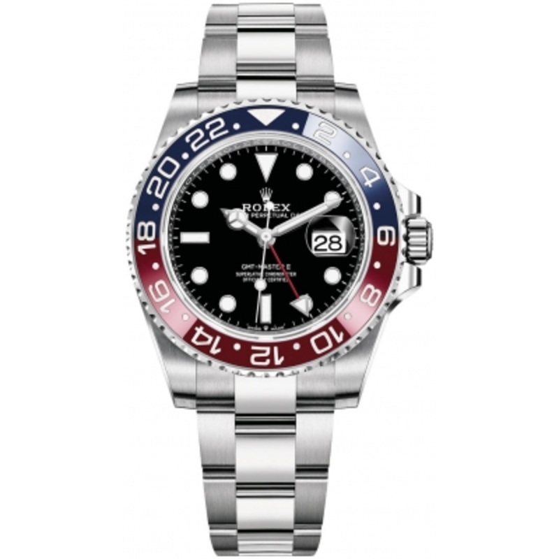 126710blro Oyster PEPSI Rolex GMT Master II Mens Watch