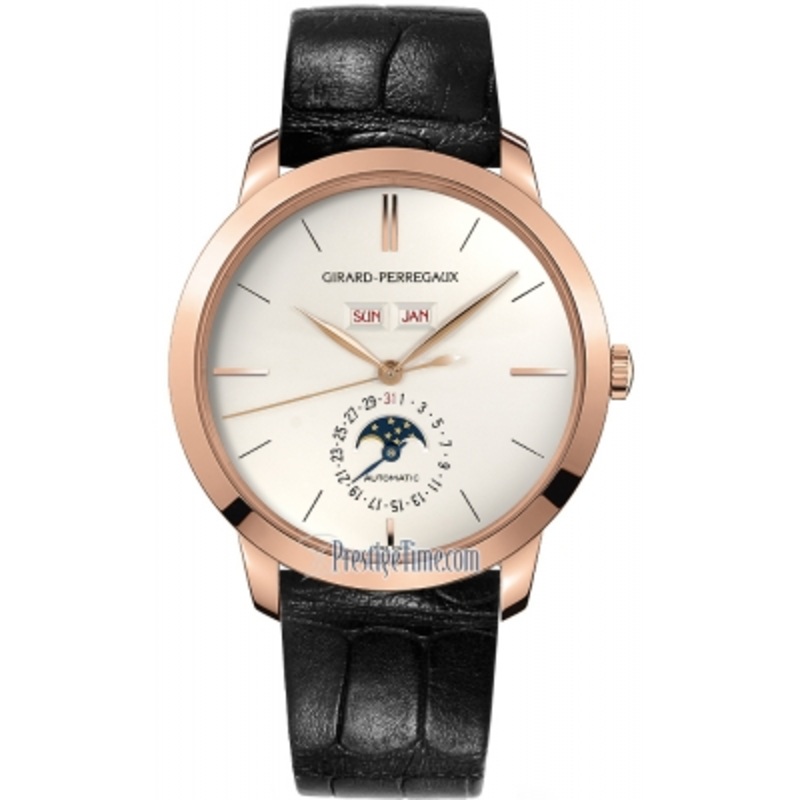 49535-52-151-bk6a Girard Perregaux Classique Elegance 1966 Full Calendar Mens Watch