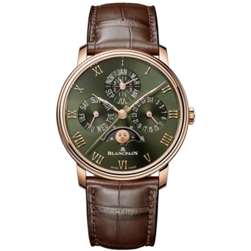 6656-3653-55b   Blancpain Villeret Quantieme Perpetual 40mm Mens Watch
