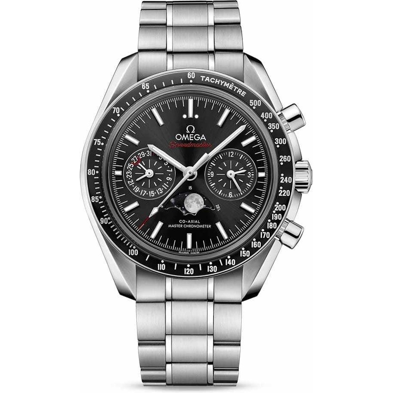 Omega Speedmaster Moonwatch Master Chronometer Moonphase Chronograph on Bracelet