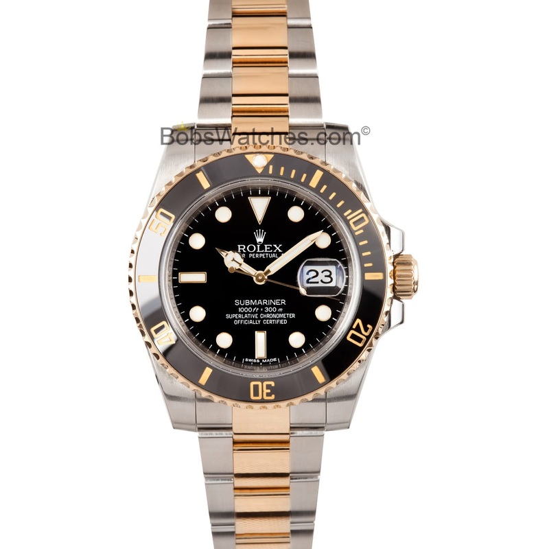 Used Rolex Submariner 116613 Two Tone – Save At Bob’s Watches