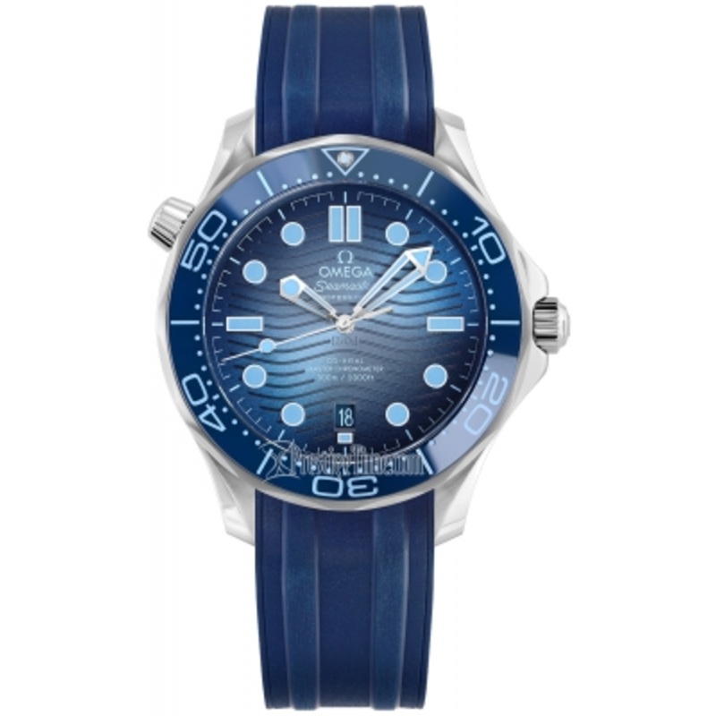 210.32.42.20.03.002 SUMMER BLUE Omega Seamaster Diver 300m Co-Axial Master Chronometer 42mm Mens Watch