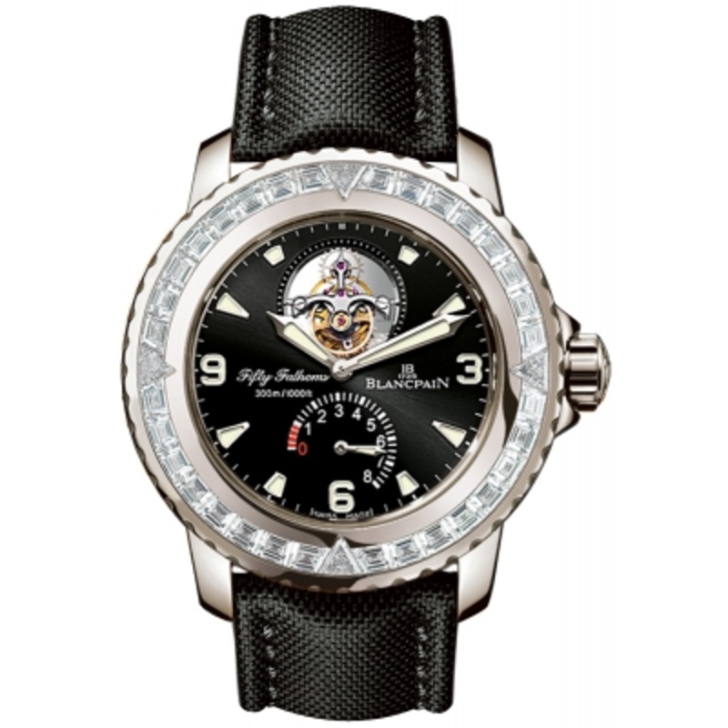 5025-5230-52a   Blancpain Fifty Fathoms Tourbillon 8 Days 45mm Mens Watch