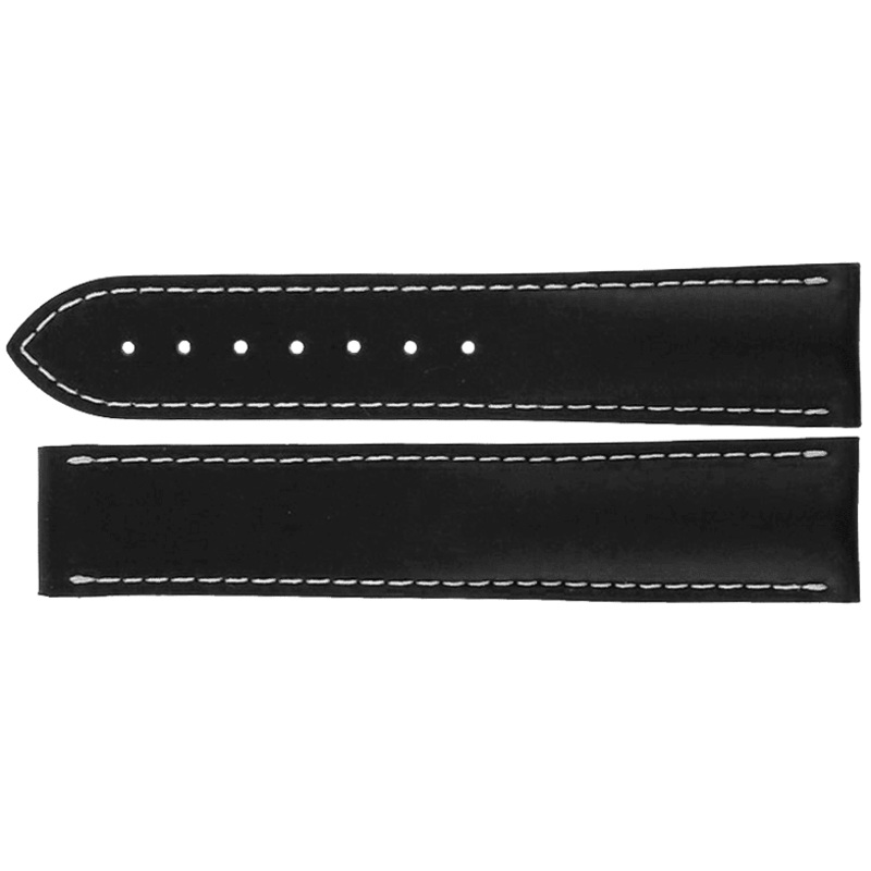 98000338 Omega Planet Ocean 18MM Black Rubber Strap White Stitching – BRAND NEW