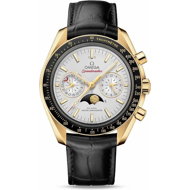 Omega Speedmaster Moonwatch Master Chronometer Moonphase Yellow Gold 304.63.44.52.02.001