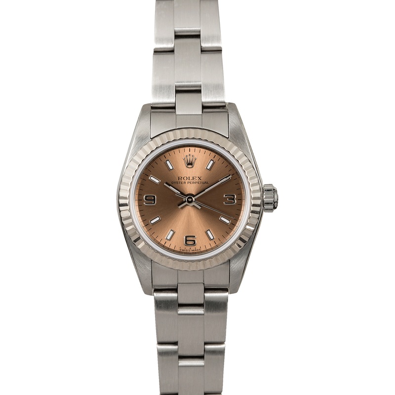 Rolex Ladies Oyster Perpetual 76094 Steel Oyster
