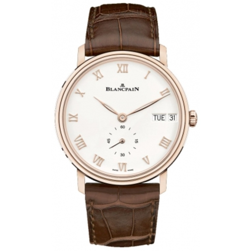 6652-3642-55b   Blancpain Villeret Ultra Slim Day Date 40mm Mens Watch