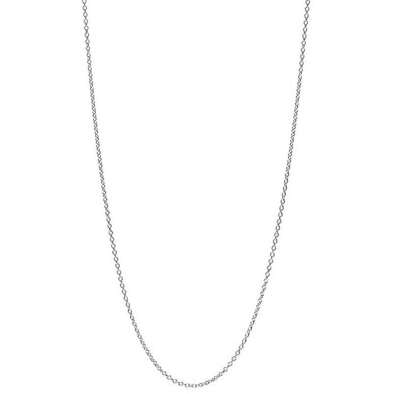 Buy 14k White Gold Chain Necklace on Sale | AuthenticWatches