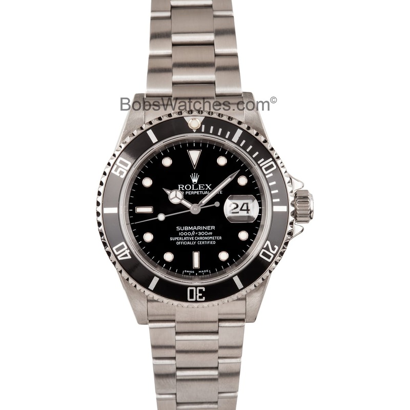 Rolex Submariner Black – Save on Certified Rolex at Bobs
