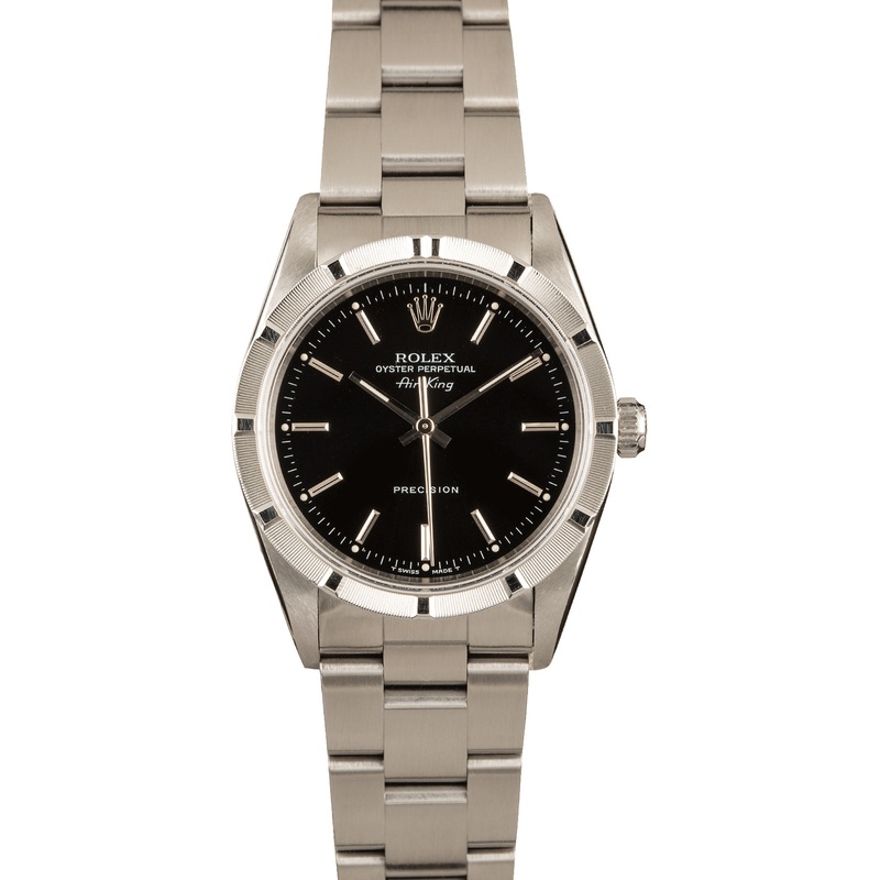 Used Rolex Air-King 14010 Black Index Dial  Item: 131818