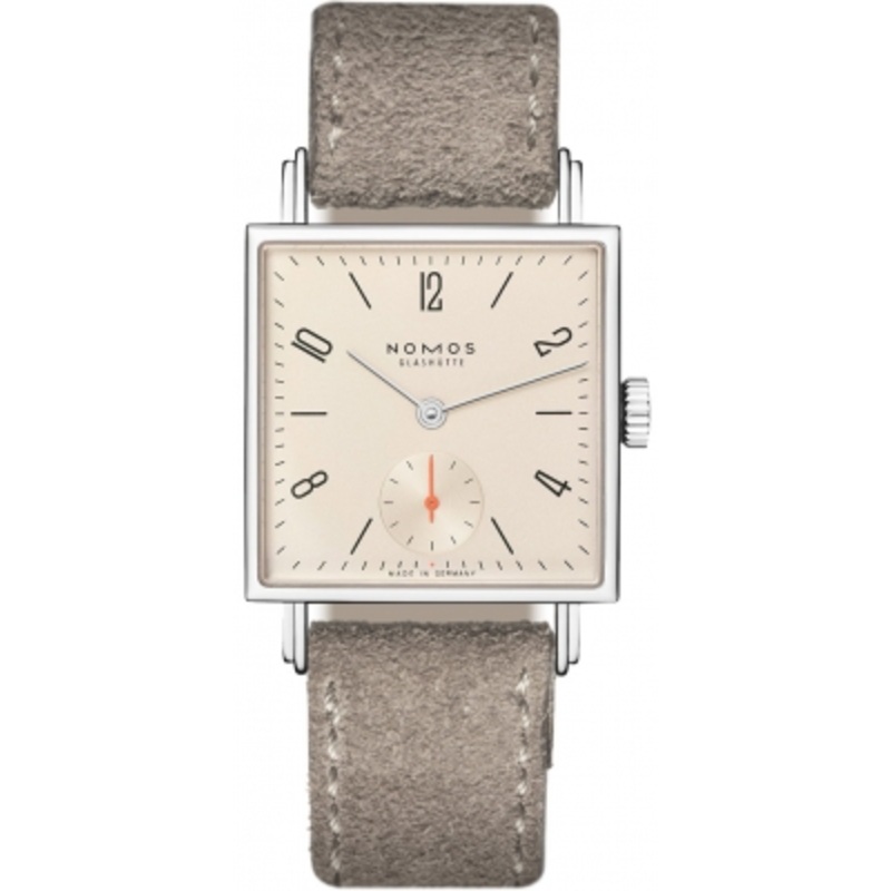 473 Champagne Nomos Glashutte Tetra 27.5mm Square Ladies Watch