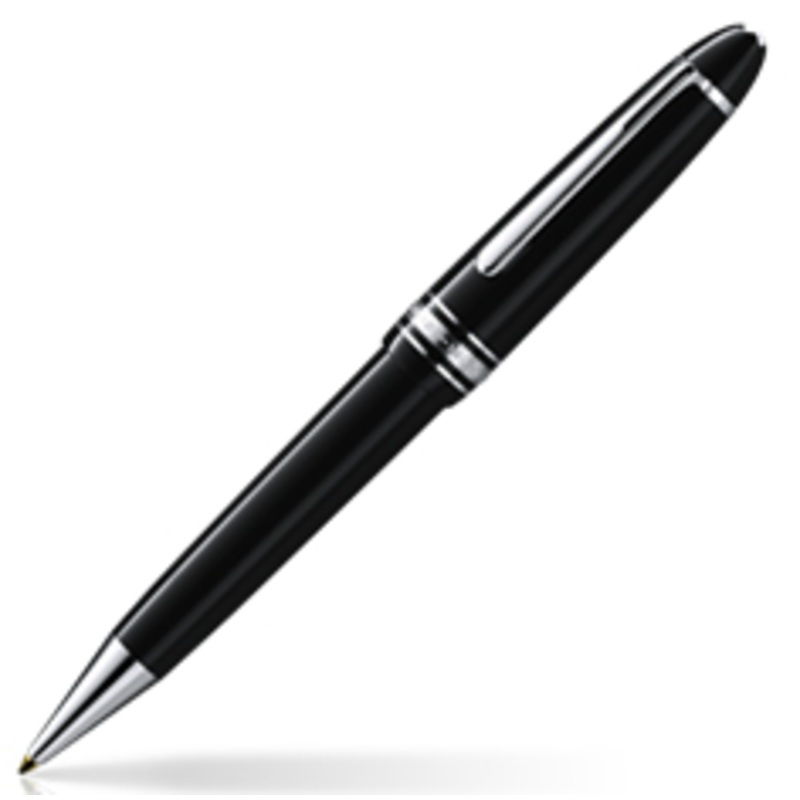 7569 Montblanc Meisterstuck Le Grand Ballpoint Pen Black Precious Resin