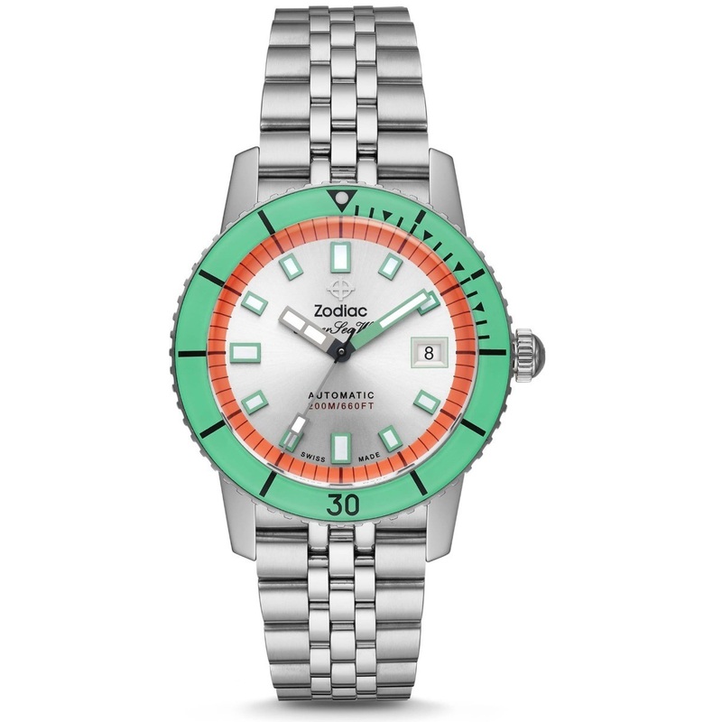 Zodiac Super Sea Wolf Automatic Stainless Steel