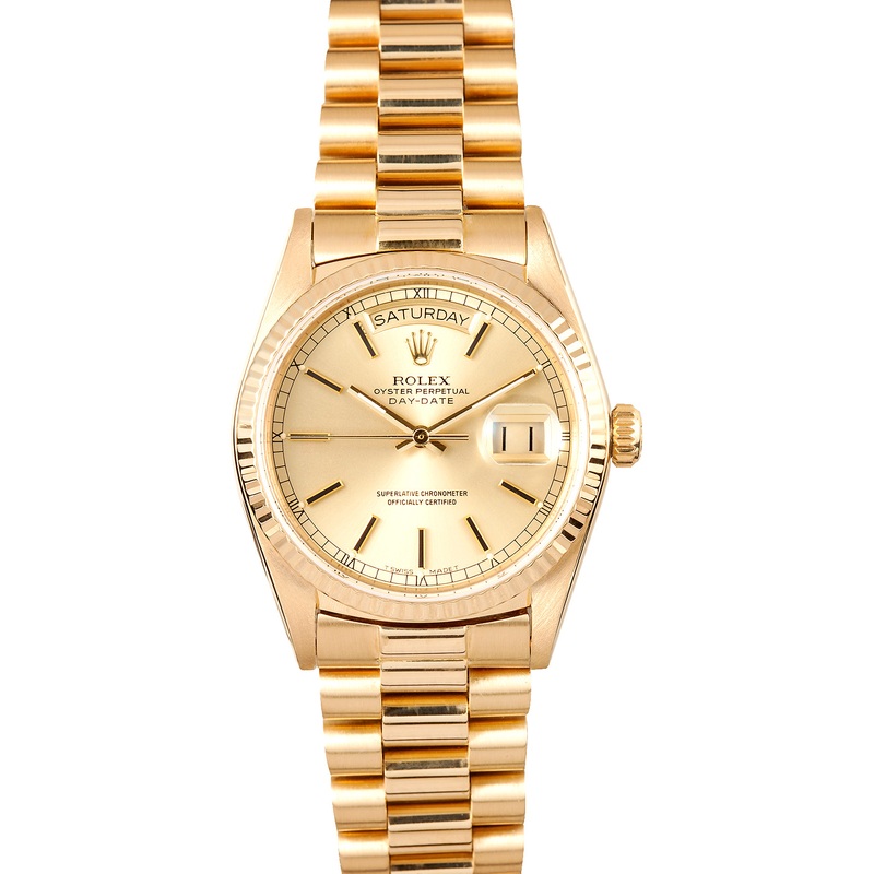 Rolex President 18048 – Save up to 50% at Bob’s Watches