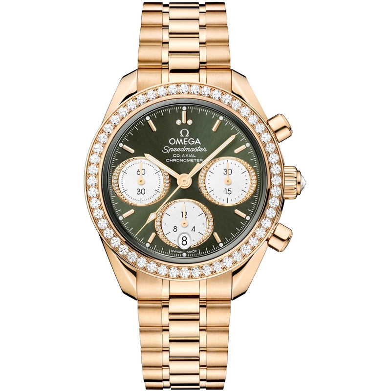 Omega Speedmaster 38 Co-Axial Chronograph 38mm Gold on Bracelet