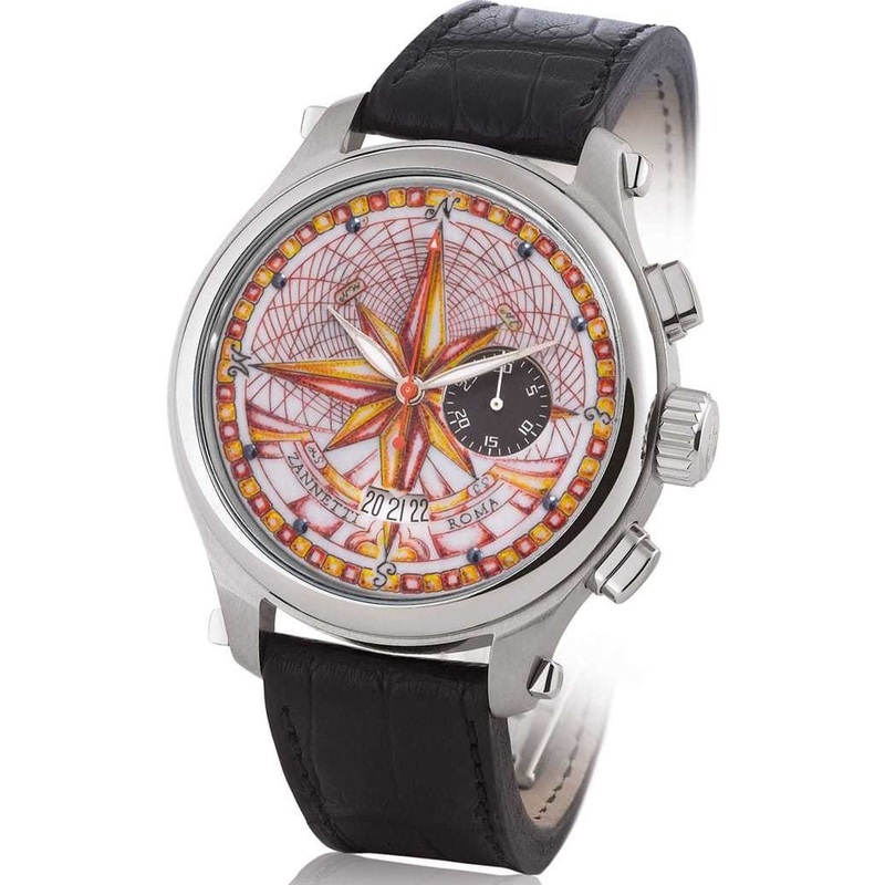 Zannetti Compass Rose Chrono Red MRV.C2S-R.G.A