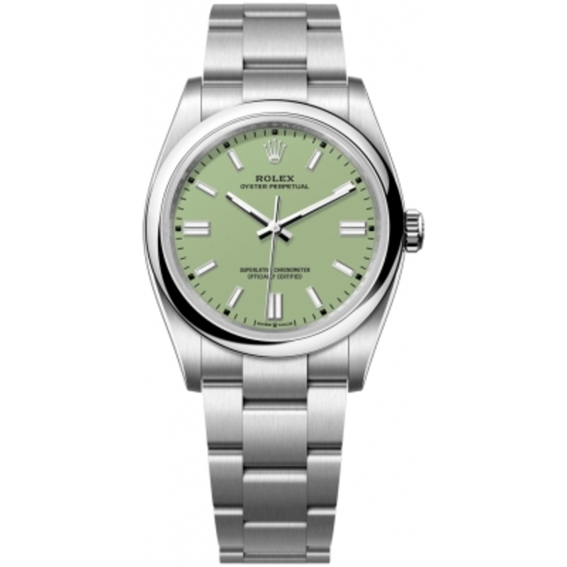 126000 Pistachio   Rolex Oyster Perpetual 36mm Midsize Watch