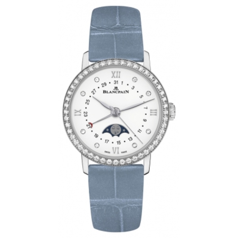6106-4628-95a   Blancpain Villeret Quantieme Phases de Lune 29.2mm Ladies Watch