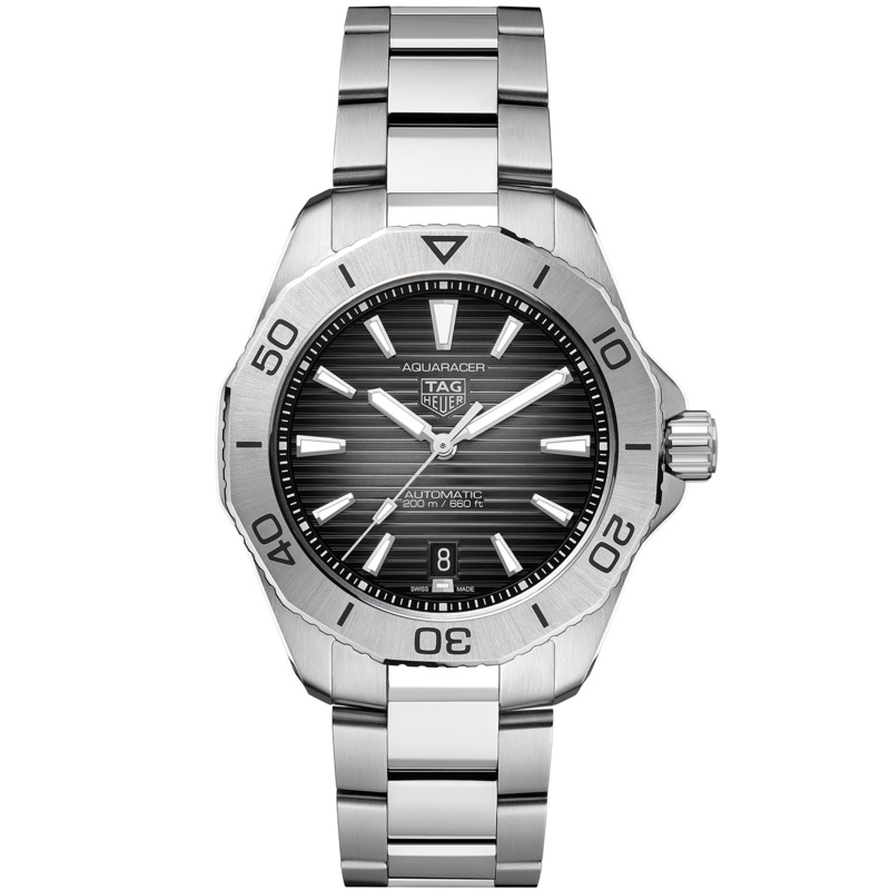 TAG Heuer Aquaracer Calibre 5 Automatic Mens Black Steel Watch (WBP2110.BA0627)