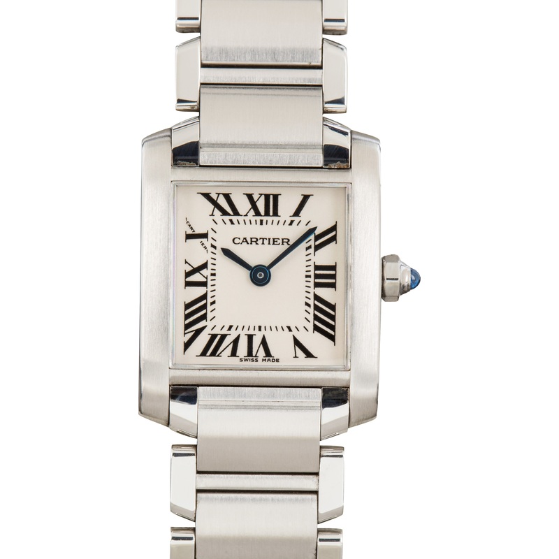 Buy Used Cartier Tank Francaise W51008Q3  – Sku: 174881