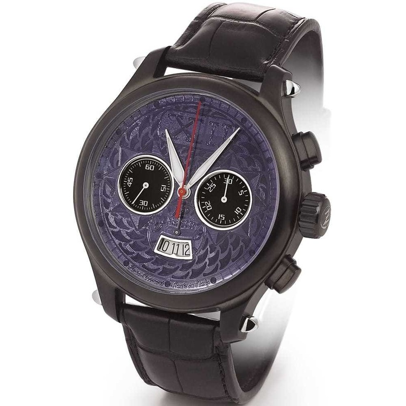 Zannetti Magnificum Black Chrono Purple MEN.C1SB-V.A