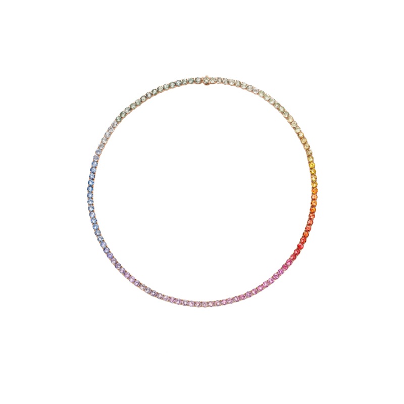 Pastello Rainbow Riviere Necklace – Bucherer Fine Jewellery