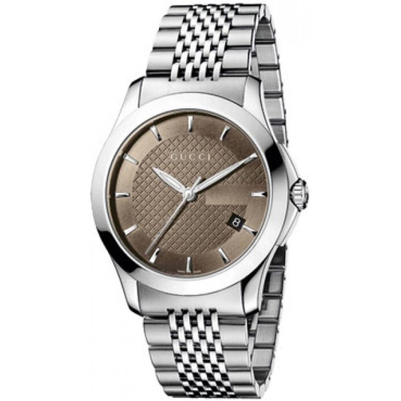 YA126406 Gucci 126 G-Timeless Mens Bronze Dial Watch