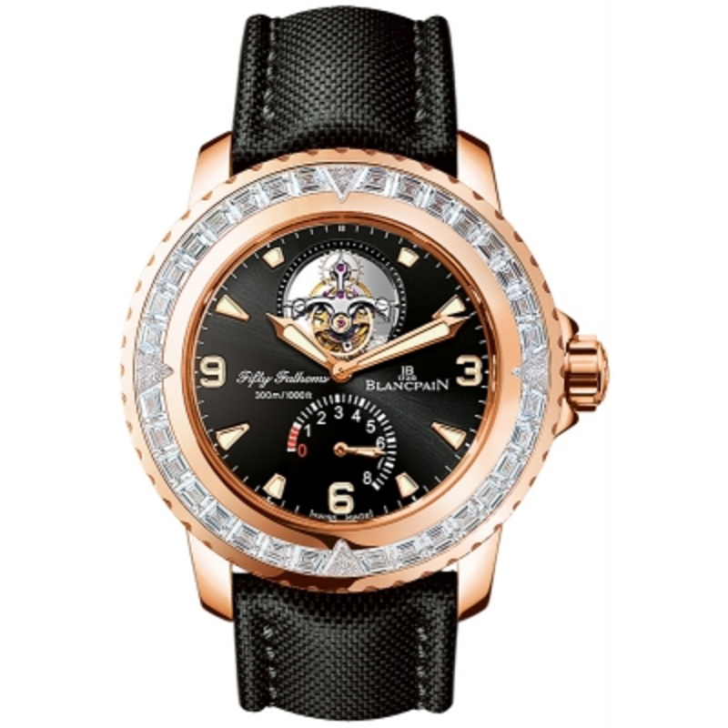 5025-6230-52a   Blancpain Fifty Fathoms Tourbillon 8 Days 45mm Mens Watch