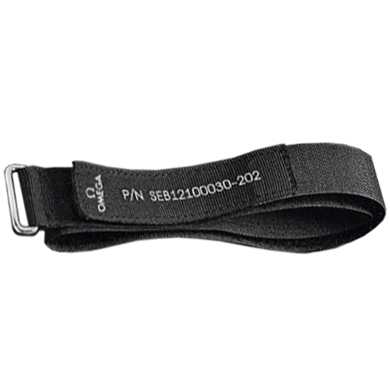 SEB12100030-202 Omega Speedmaster 20mm Black Velcro Strap
