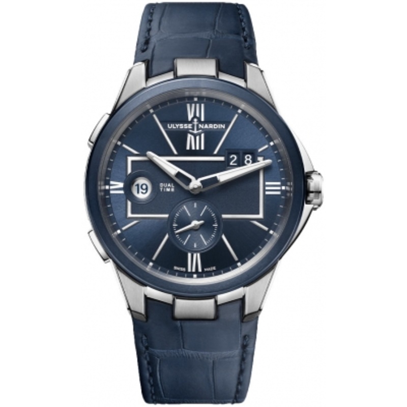 243-20/43 Ulysse Nardin Blast Dual Time 42mm Mens Watch