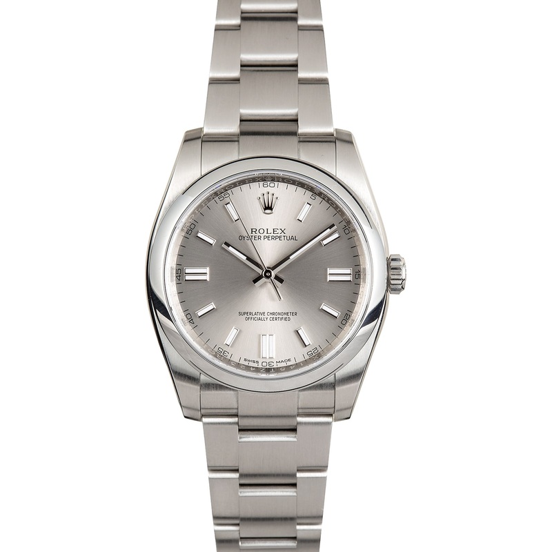 Authentic Rolex Oyster Perpetual 116000 Steel Dial
