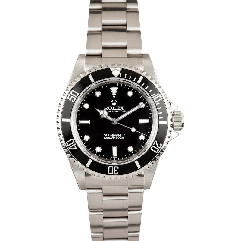 Buy Rolex Submariner 14060 with Black Dial No Date – Free Shipping!
